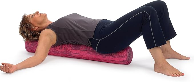 OPTP PRO-Roller Soft Density Foam Roller – Low Density Soft Foam Roller for Physical Therapy, Pilates, Yoga Foam Roll Exercises, and Muscle Recovery - Pink 36" x 6" - Bloomnest