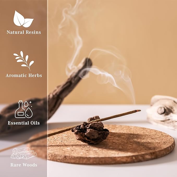 Incense Sticks, Himalayan Cedarwood Incense, Made with Natural Ingredients, Hand Rolled Aromatic Masala, 40 Stick Pack, 45-60 Minute Burn Time, Best for Home Fragrance, Meditation, Yoga, Relaxation KARMAPLEDGE