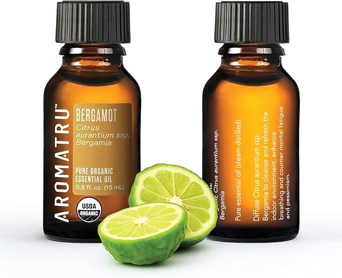 Inspire Essential Oil Kit – Clary Sage, Basil, Bergamot, and Rosemary Verbenone – Organic & Wildcrafted – ISO Certified – No Synthetic Fillers – Ethically Sourced - Bloomnest