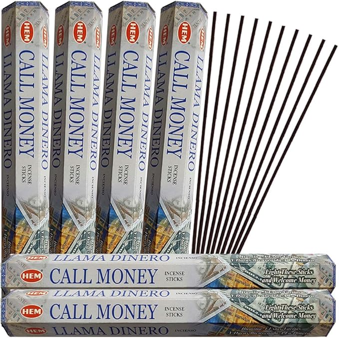 Call Money Incense Sticks and Incense Stick Holder Bundle Insence Insense Hem Incense Sticks TRUMIRI
