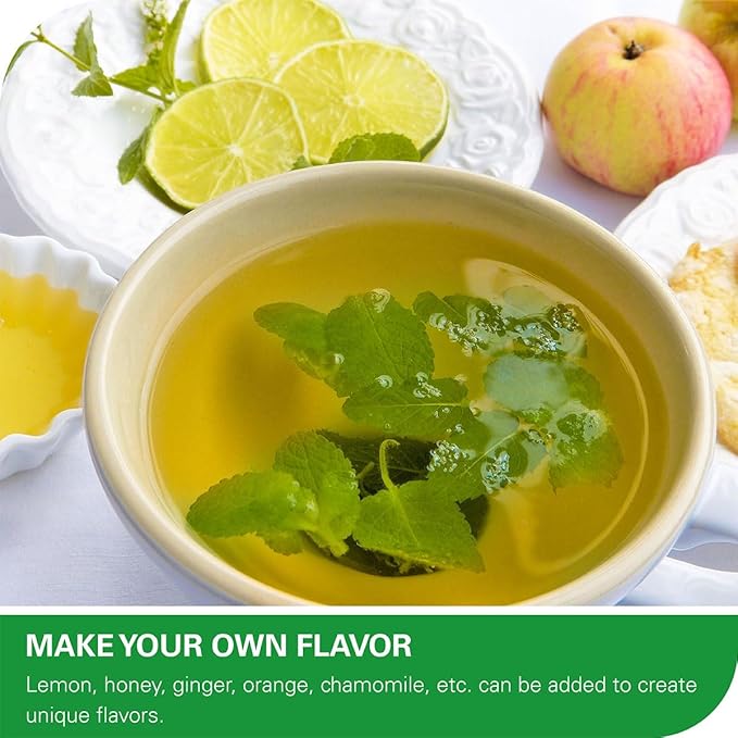 WT WEETEE Mint Green Tea Bags, 100 Count, Perfect blend of Green Tea, Peppermint, Spearmint, Lemongrass, Lemon Balm, Low Caffeine Mint Medley Herbal Tea - Bloomnest