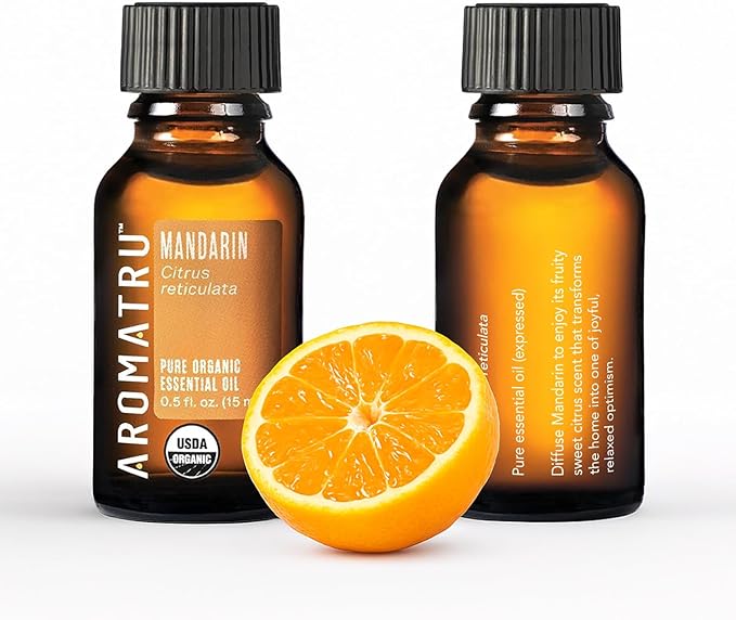 Slumber Essential Oil Kit – True Lavender, Red Cedar, Mandarin, and Petitgrain Bigarade – Organic & Wildcrafted – ISO Certified – No Synthetic Fillers – Ethically Sourced - Bloomnest