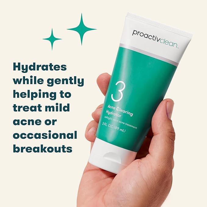 Proactiv Clean Acne Clearing Hydrator- Gentle Daily Face Moisturizer for Women and Men- Salicylic Acid Acne Treatment Cream Facial Lotion with Hyaluronic Acid and Vitamin E- 3oz - Bloomnest
