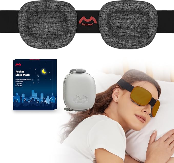 3D Sleep Mask for Women Men,Sleep Mask for Cpap Users Adjustable 100% Light Blocking,Eye Mask for Dry Eyes,Blind Fold for Side Sleeper Travel - Bloomnest