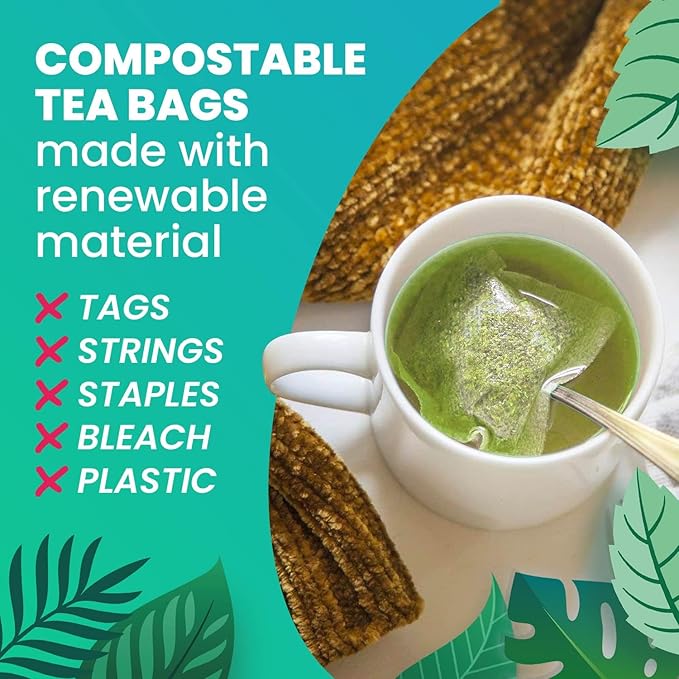 Cederberg Tea Company Organic Nettle Leaf Tea — 30 Tea Bags | Organic Herbal Tea From Single Origin | Eco-Friendly Tea Bags | Non-GMO Caffeine Free Tea With Zero Sugar - Bloomnest
