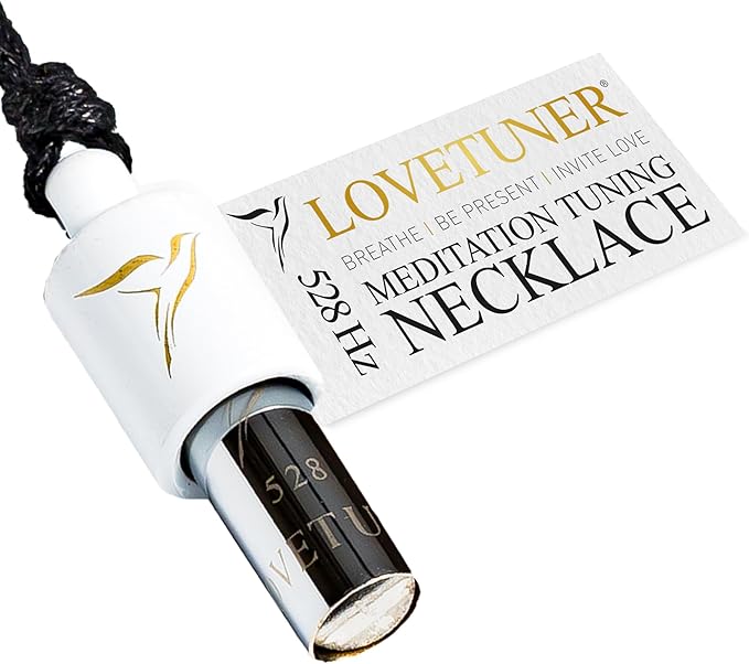 LOVETUNER 528 Hz Breathing Necklace | Stress Relief Whistle | Promote Calm, Relaxation & Focus with Mindful Sound Healing - Bloomnest