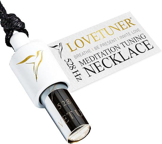 LOVETUNER 528 Hz Breathing Necklace | Stress Relief Whistle | Promote Calm, Relaxation & Focus with Mindful Sound Healing - Bloomnest