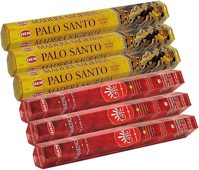 Palo Santo Incense Sticks & Holder Bundle Variety Pack from Hem Trumiri Insense Insence - Bloomnest
