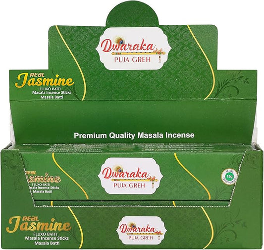 Dwaraka - Incense Sticks - Jasmine, 100 Sticks, All Natural, Chemical Free DwarakaOrganic