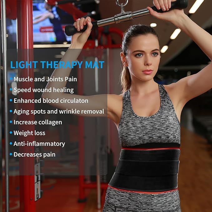 LED Light Therapy Device Pad Full Body Covered pad 660&850nm,Home use Red Light Therapy or Near Infrared Light Therapy cabpay