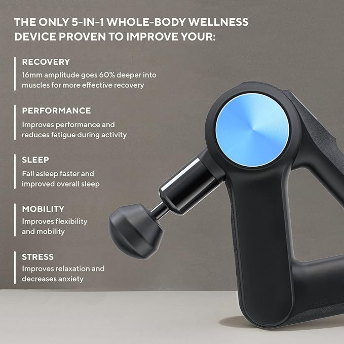 TheraGun Pro Handheld Deep Tissue Massage Gun - Bluetooth Percussion Massage Gun & Personal Massager for Pain Relief & Circulation in Neck, Back, Leg, Shoulder and Body (Black - 4th Gen) - Bloomnest