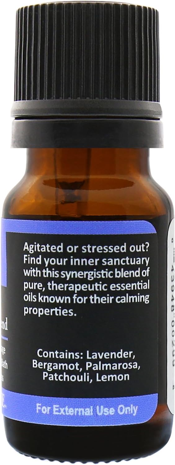 Plantlife Calm Aromatherapy Essential Oil Blend - Straight from The Plant 100% Pure Therapeutic Grade - No Additives or Fillers - Made in California 10 ml - Bloomnest