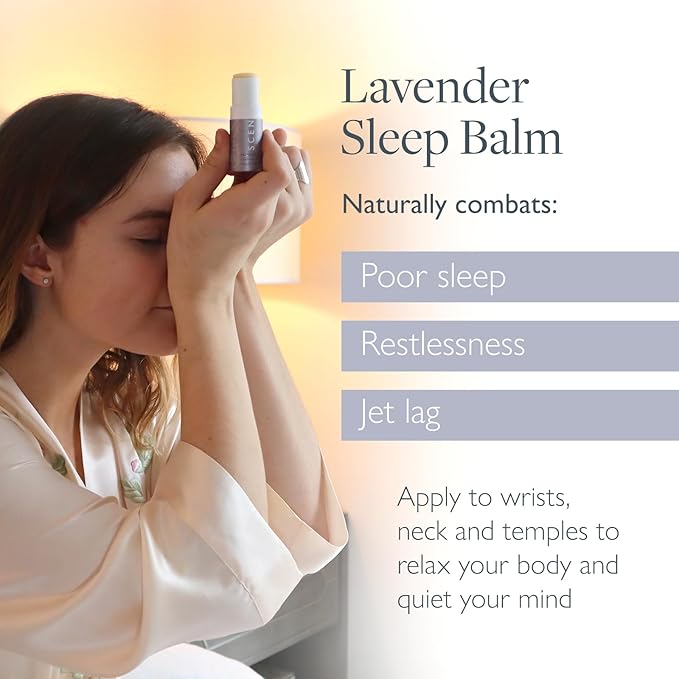 Scentered Sleep Well Balm – Aromatherapy Sleepstick with Lavender & Chamomile – Natural Sleep Aid Essential Oil Roll On – Relaxation Gifts for Women to Help Sleeping - Bloomnest