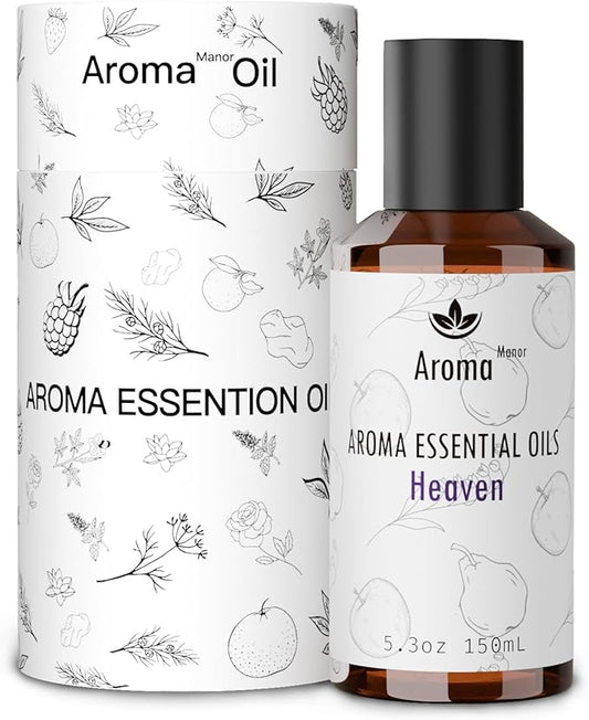 Essential Oil, Heaven Scent - 150ML Luxury Home Aromatherapy Diffuser Oil - Bergamot, Apple, Peach, Musk - Bloomnest