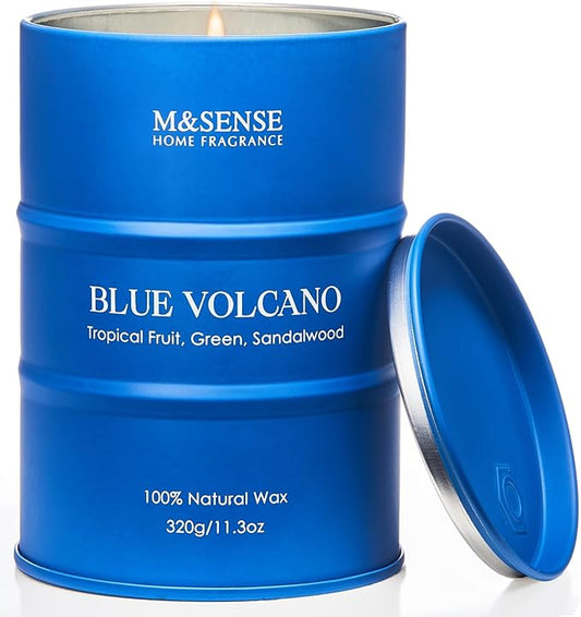 M&SENSE Tropical Fruit Soy Scented Candles Natural Non Toxic, Summer Candles 11.3oz 70 Hours Long Lasting Burning, Unique Candle Gifts Cozy Room Decor for Women Men - Bloomnest