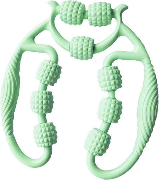 Premium Foam Roller,Muscle Roller,Deep Tissue Massager for Legs,Arms,Neck,Calves,Thighs,Back,Tennis and Golfer Elbow,Relieve Muscle Soreness,Stiffness and Tightness (Green)