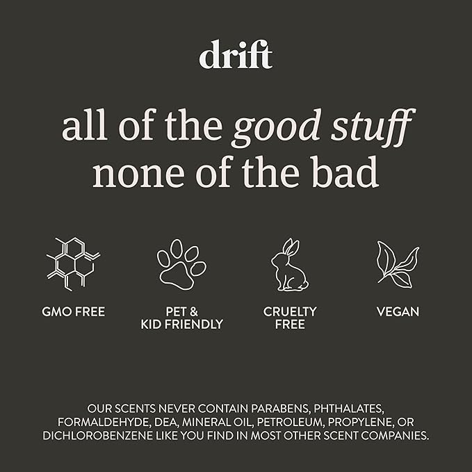 Drift Car Air Freshener - The Original Wood Air Freshener - Car Odor Eliminator - Long Lasting Scent - Auto Accessories - Metal Clip - Essential Oils - Clean Ingredients - Macadamia Swirl Starter Kit - Bloomnest