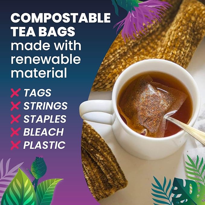 Cederberg Tea Company Organic Milk Thistle Tea — 30 Tea Bags | Organic Herbal Tea From Single Origin | Eco-Friendly Tea Bags | Non-GMO Caffeine Free Tea With Zero Sugar - Bloomnest