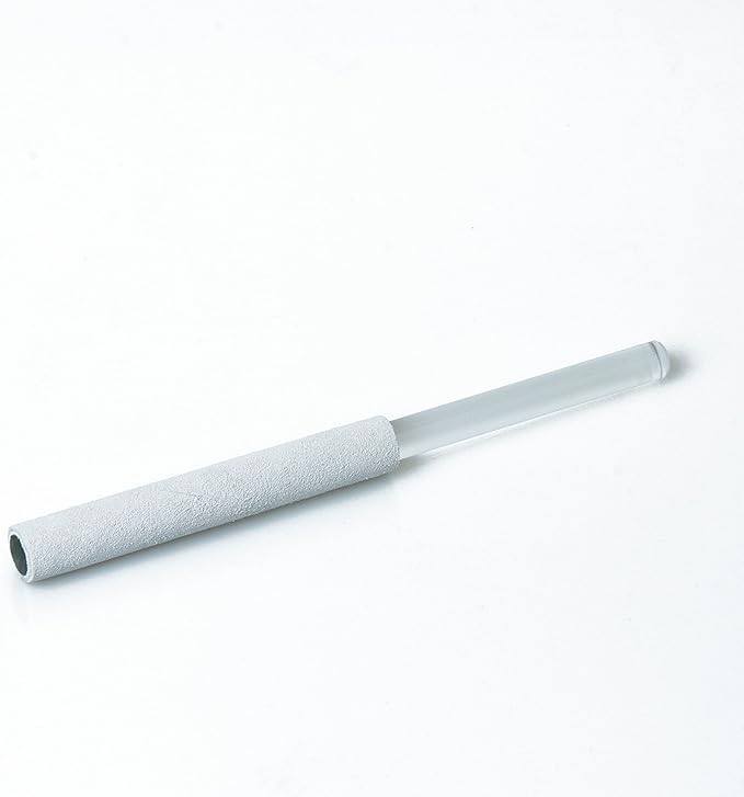 TOPFUND Clear Crystal Singing Pyramid 8 inch with Carrying Case and Quartz Suede Mallet