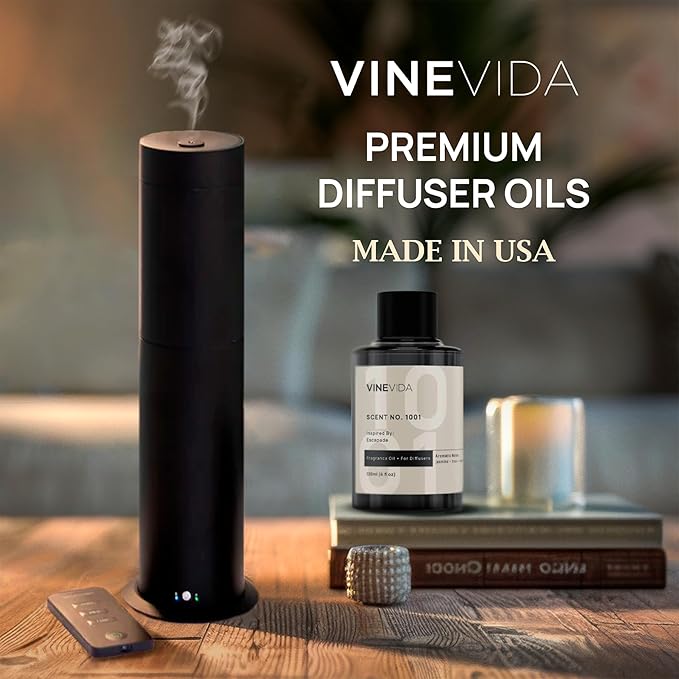 VINEVIDA Hotel Fragrance Collection - 4 Pack Diffuser Oils - Cold Air Diffusers - Scents No. 1005, 1018, 1011, 1004 VINEVIDA