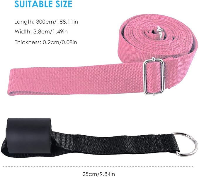 Leg Stretcher, Door Flexibility & Stretching Leg Strap - Great for Ballet Cheer Dance Gymnastics or Any Sport Leg Stretcher Door Flexibility Trainer Premium Stretching Equipment - Bloomnest