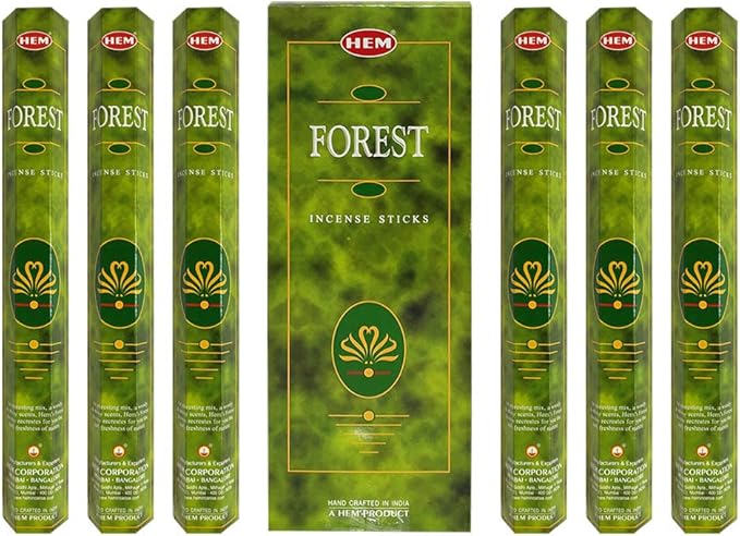 TRUMIRI Forest Incense Sticks & Holder Bundle: 120pcs (6x20) in 1 Box