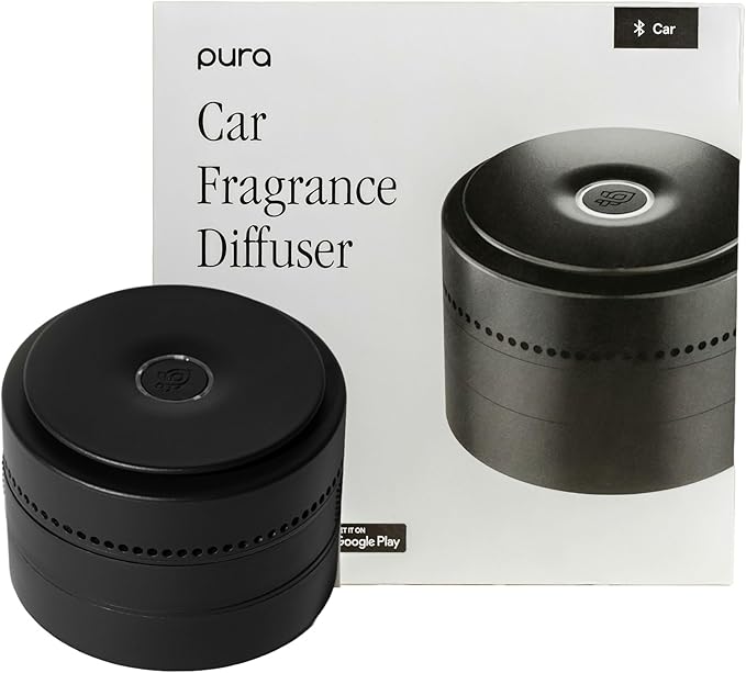 Pura Car Diffuser - Portable Fragrance System - On/Off Controlled Through Car Acceleration - Adjustable Intensity Control Through App - Fragrances Sold Separately - Bloomnest