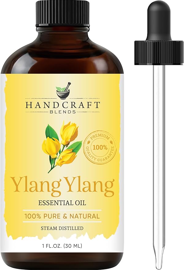 Handcraft Blends Ylang Ylang Essential Oil – 1 Fl Oz – 100% Pure and Natural – Premium Grade Essential Oil for Diffuser and Aromatherapy, Skin, Massage, Candle and Soap Making Fragrance - Bloomnest