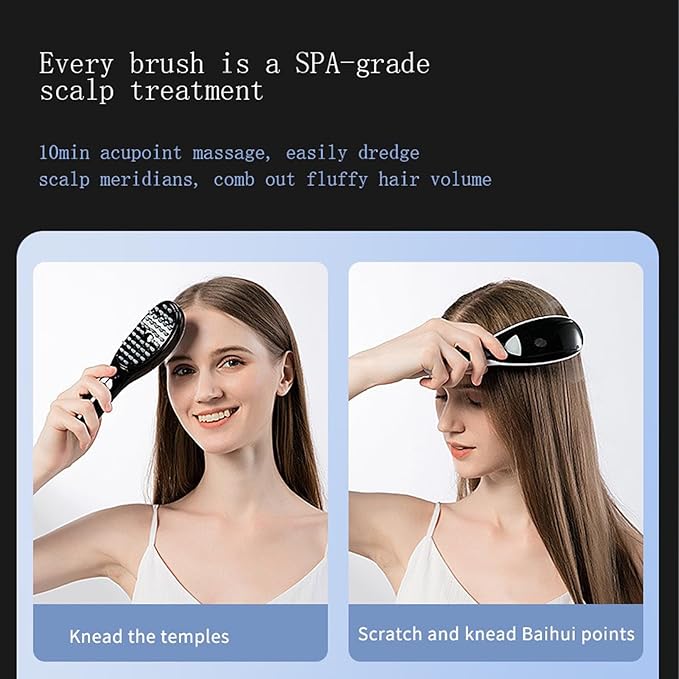WINB Electric Scalp Massage Brush, Scalp Massager, Hair Massager Comb with Soft Rubber Winb