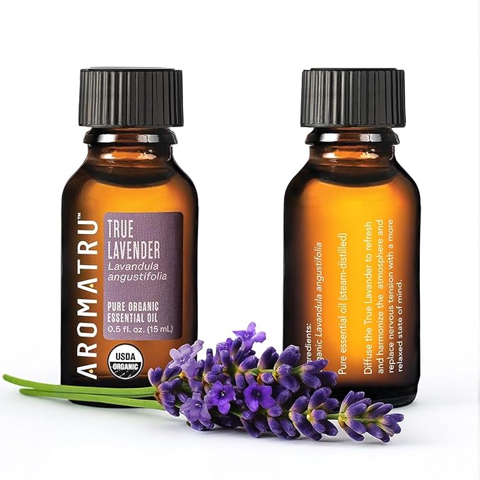 Slumber Essential Oil Kit – True Lavender, Red Cedar, Mandarin, and Petitgrain Bigarade – Organic & Wildcrafted – ISO Certified – No Synthetic Fillers – Ethically Sourced - Bloomnest