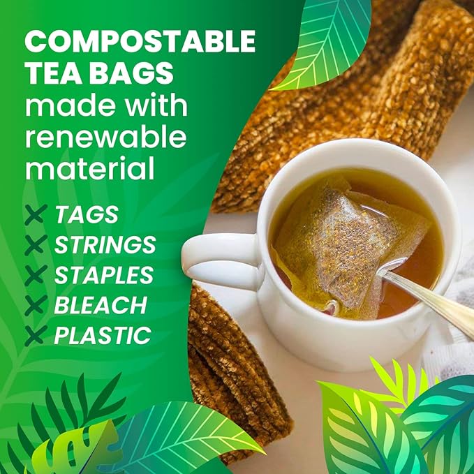 Cederberg Tea Company Organic Green Tea — 30 Tea Bags | Organic Herbal Tea From Single Origin | Eco-Friendly Tea Bags | Non-GMO Gluten Free Tea With Zero Sugar - Bloomnest