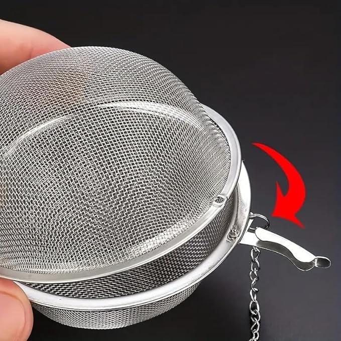 Stainless Steel Mesh Tea Ball, Extra Fine Mesh Tea Infuser for Loose Leaf Tea, Tea Strainers Tea Infuser Strainer Filters for Tea 3piece set - Bloomnest