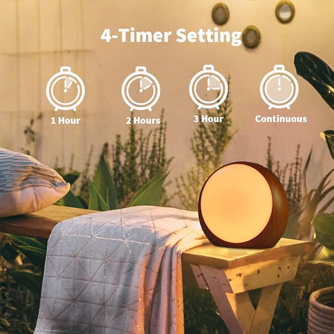 Brown Noise Sound Machine White Noise Machine with 12 Color Night Lights 30 Soothing Sounds Auto-Off Timer Calming Sleep Machine with Memory Function for Baby Kids Adult for Office Privacy