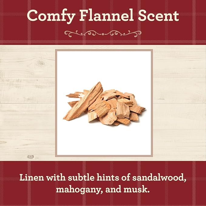 Our Own Candle Company, Comfy Flannel Scented Mason Jar Candle, 100 Hour Burn Time, 13 Ounces - Bloomnest