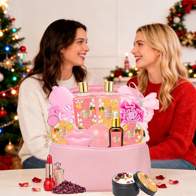 Valentines Day Gifts for Women -20Piece Luxury Bath and Body Gift Bath Gift Set for Women, Spa Gift Sets | Mothers Day, Christmas, Birthday, Anniversary, Holiday Gift for Her, Gifts for Mom