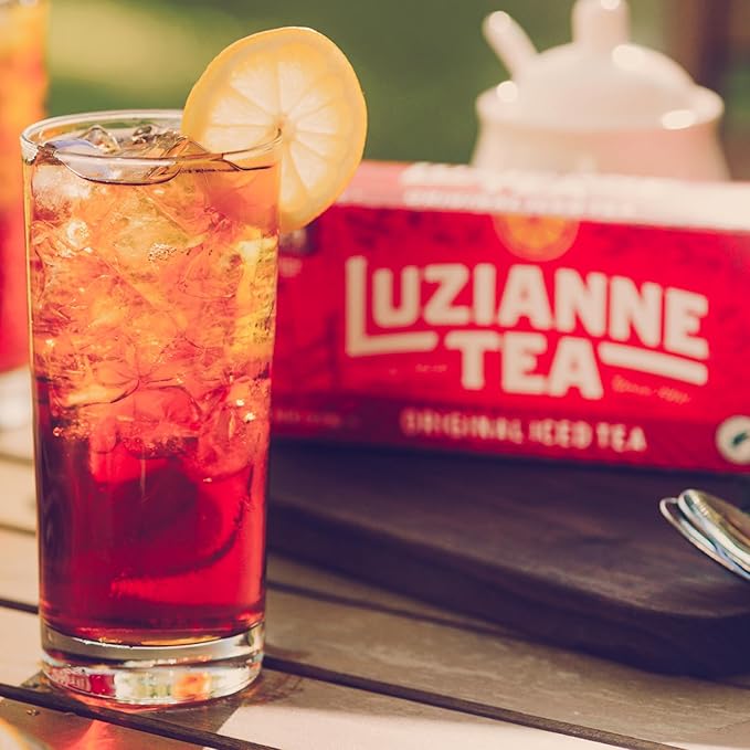 Luzianne Unsweetened Iced Tea Bags, Family Size, 24ct Box (Pack of 6) - Bloomnest