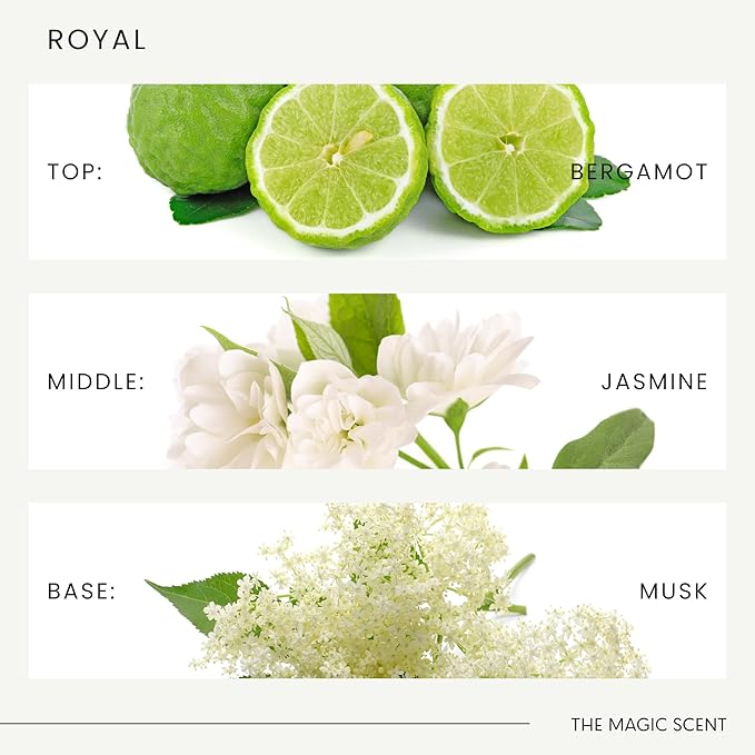 The Magic Scent Royal Hotel Diffuser Oil - Cold-Air & Ultrasonic Scented Oils for Diffuser Inspired by The Ritz Hotel, London - Essential Oils for Diffusers Aromatherapy - 4 fl oz, 120 mL - Bloomnest