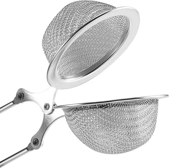 Snap Ball Tea Strainer, Exptolii 3 Pack Stainless Steel Tea Infuser Filter with Handle for Loose Leaf Tea, Spices, Seasonings - Bloomnest