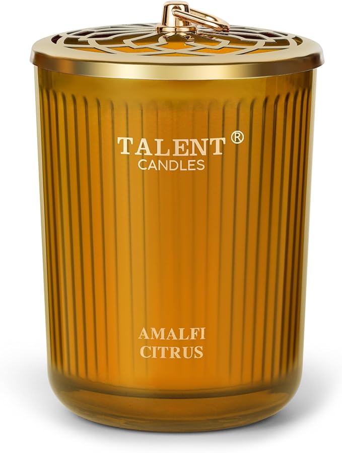 Jar Candles for Home Scented | Aromatherapy Candles Gifts for Women & Men | Natural Soy Candle | 8.4oz Traditional Style | Amalfi Citrus - Bloomnest