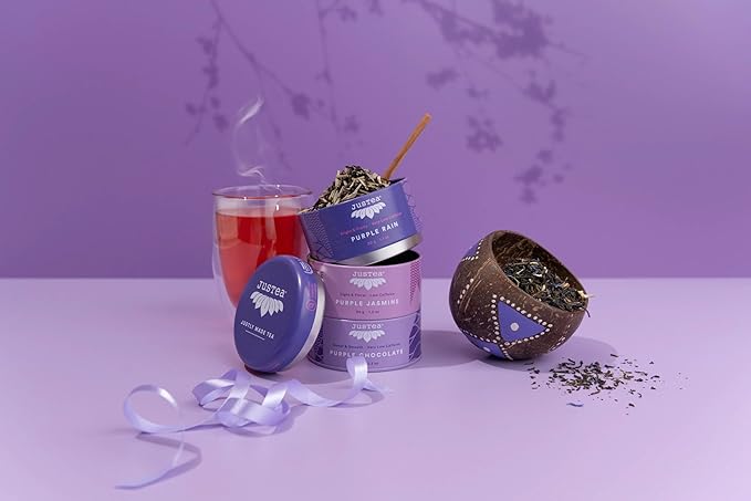 JUSTEA Purple Tea Trio, Jasmine , 102 GR - Bloomnest