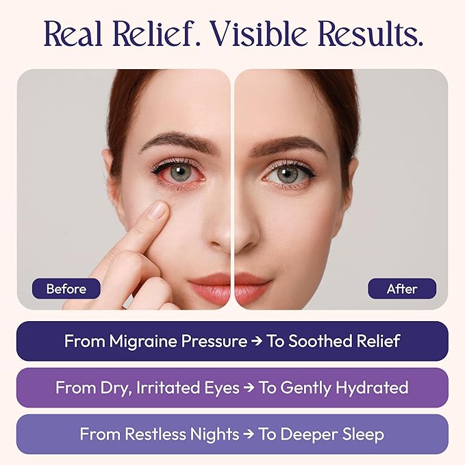 Fomin Self Heating Eye Mask- 20 Pack - Variety Pack Heated Eye Mask Warm Compress for Eyes, Disposable Self Heating Steam Mask for Home, Sleep, Spa, Travel Essentials & Relaxation Gifts for Women - Bloomnest
