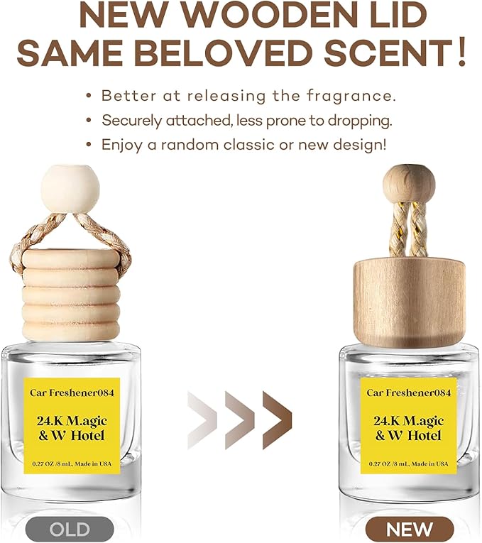 C Classy Car Air Freshener Hanging 2 Pack, Air Fresheners, Hotel Scent Diffuser Oil for Cars, Long-Lasting Fragrance, Cute Car Accessories, C ar Freshener for Women & Men Gift, Made in USA - Bloomnest