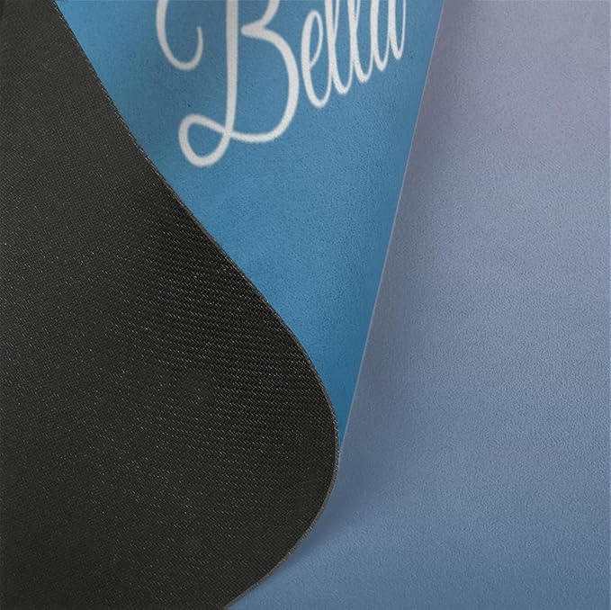 Custom Name Yoga Mat,Personalized Travel Yoga Exercise Mat,Non Slip,Perfect for Kids & Adults,Gradient Color E Series - Bloomnest