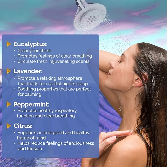 Valitic Aromatherapy Shower Steamers for Stress Relief and Relaxation - Gifts for Women Mom Birthday 8 Natural Essential Fizzies Shower Bombs - 4 Scents - Lavender, Eucalyptus, Citrus, and Peppermint - Bloomnest