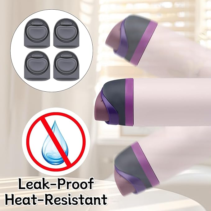 4pcs Replacement Stopper Seal Compatible with Owala FreeSip 24oz 32oz,Water Bottle Lid Insert Cap Silicone Seal Parts for Owala 16/19/24/32/40oz Spout Gasket Mouth piece Accessories F1 Frokolla
