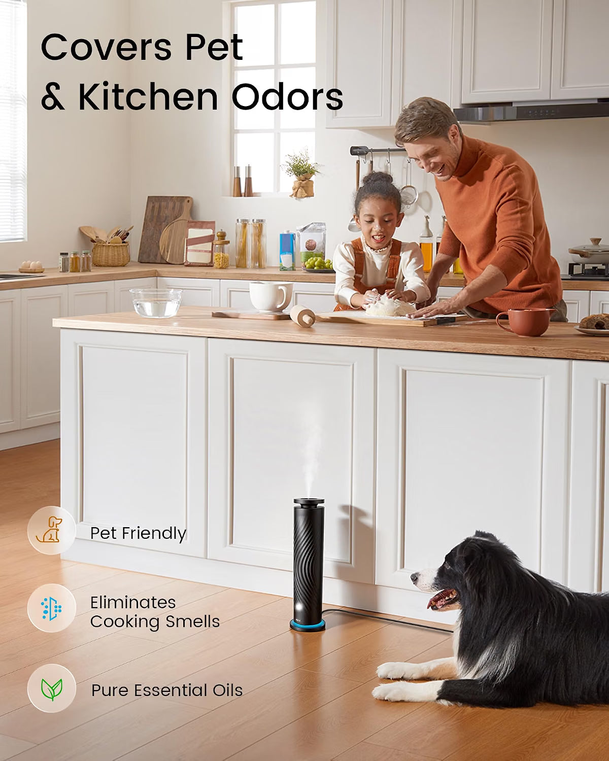 Serecen Waterless Cold-Air Scent Diffuser – 5-Oil Starter Kit, 1,000 sq. ft. Coverage
