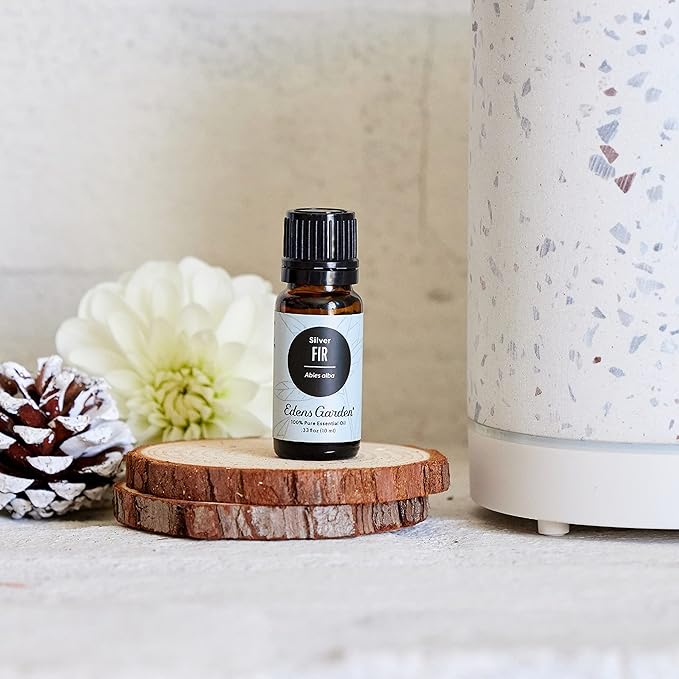 Edens Garden Fir- Silver Essential Oil, 100% Pure Therapeutic Grade (Undiluted Natural/Homeopathic Aromatherapy Scented Essential Oil Singles) 10 ml EdensGarden