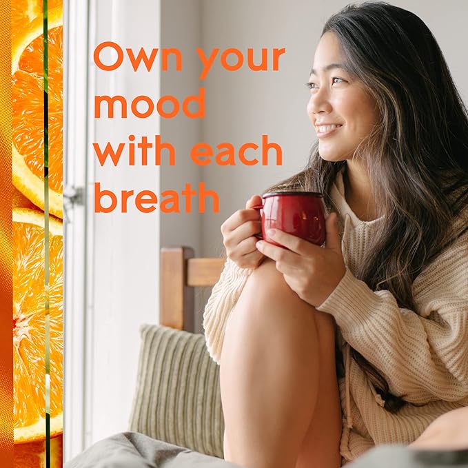 Glade Aromatherapy Diffuser & Essential Oil, Air Freshener for Home, Uplift Your Day Scent with Notes of Orange & Neroli, 0.56 Fl Oz - Bloomnest