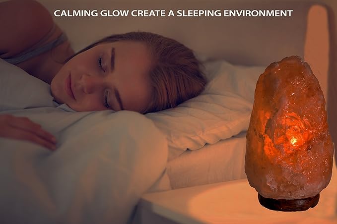 LN-02 Pack of 2 Natural Himalayan Pink Crystal Rock Salt Lamp 4~7 lbs with Dimmer Control Switch, Quality Gift Packaging - Bloomnest