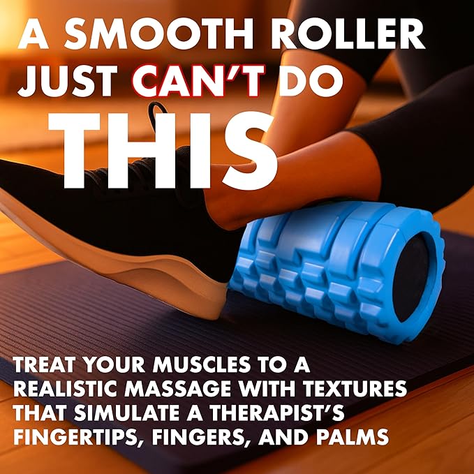 321 STRONG Foam Roller - Medium Density Deep Tissue Massager for Muscle Massage and Myofascial Trigger Point Release, with 4K eBook - Bloomnest